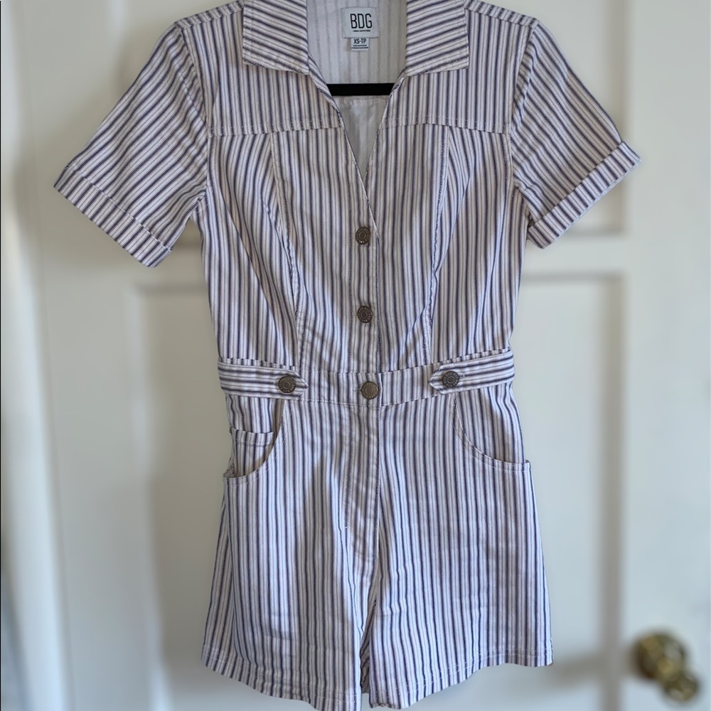 Pinstripe Romper